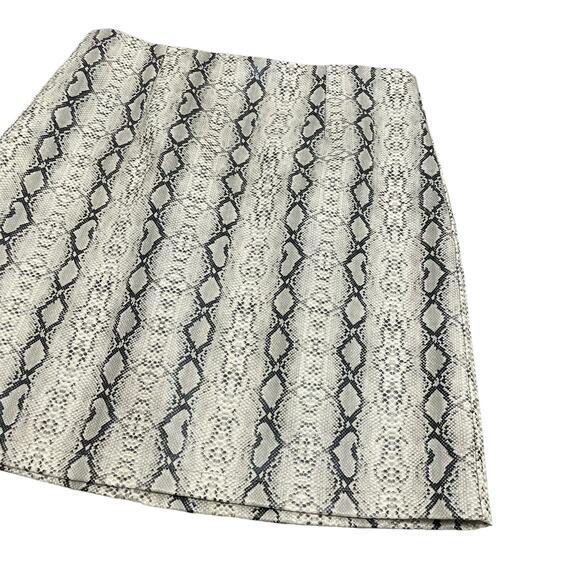 Altar'd State Faux Leather Snakeskin Mini Skirt Small - Picture 2 of 5